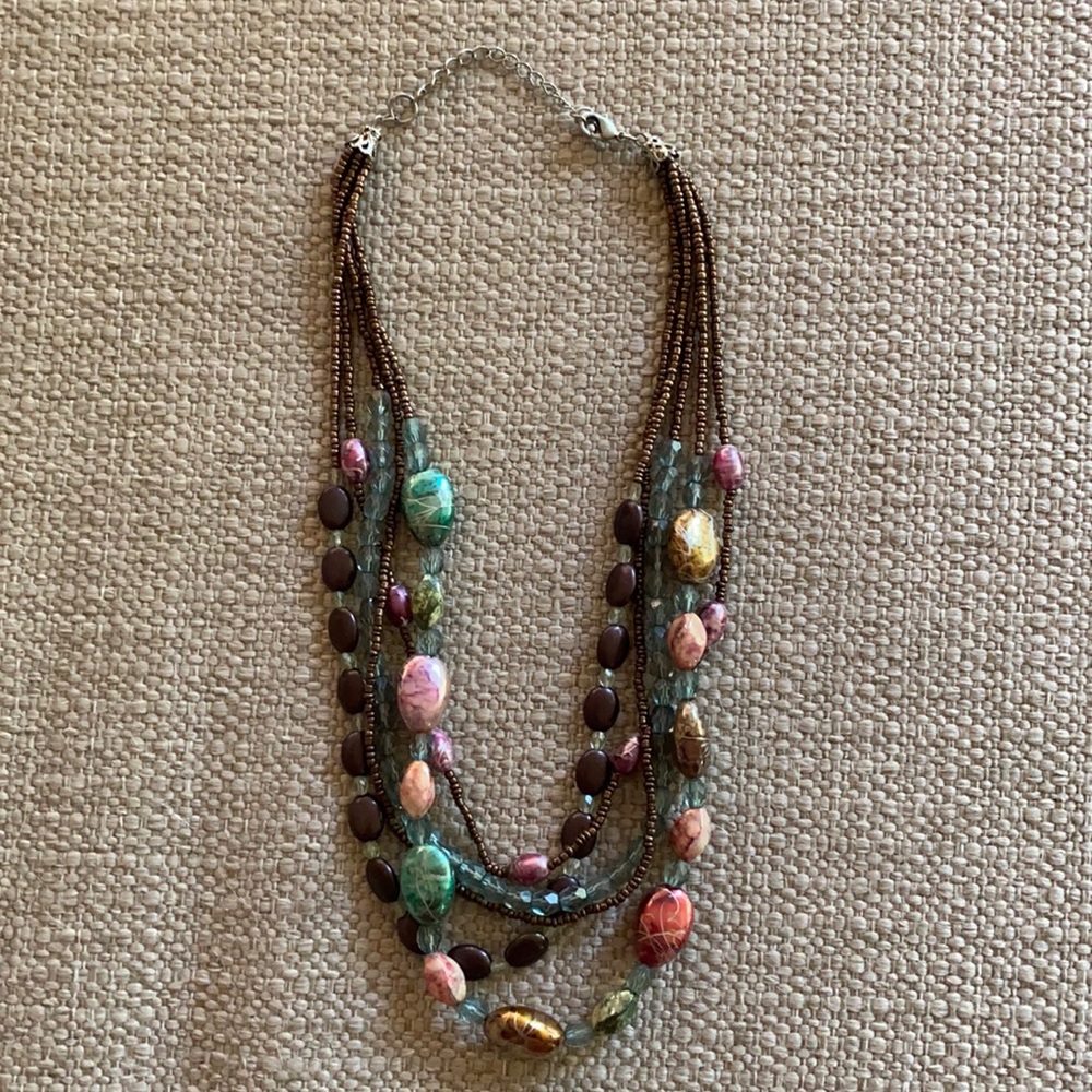 Beaded necklace 🌟